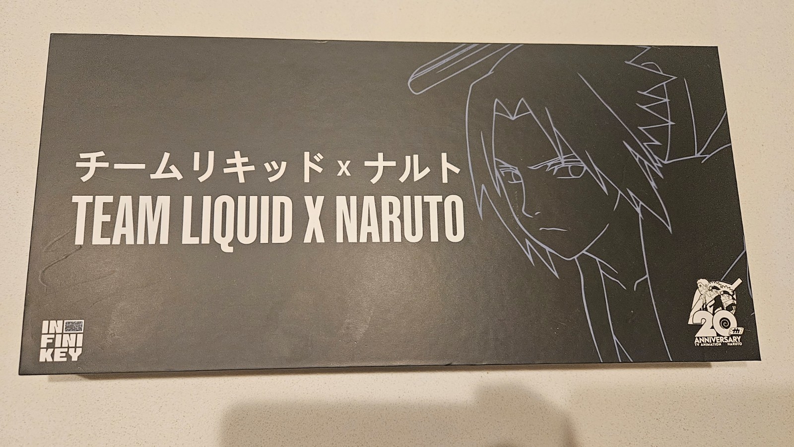 Team Liquid X Naruto 20th Anniversary Sasuke Keycap Set **Used** Limited 2023