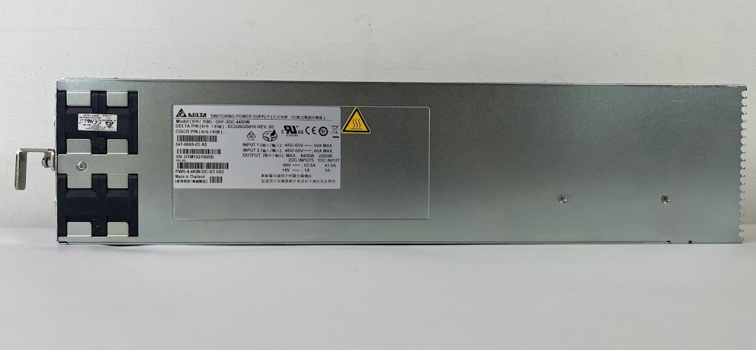 Cisco PWR-4.4KW-DC-V3 4400W DC Switching Power Supply Core Switch Module