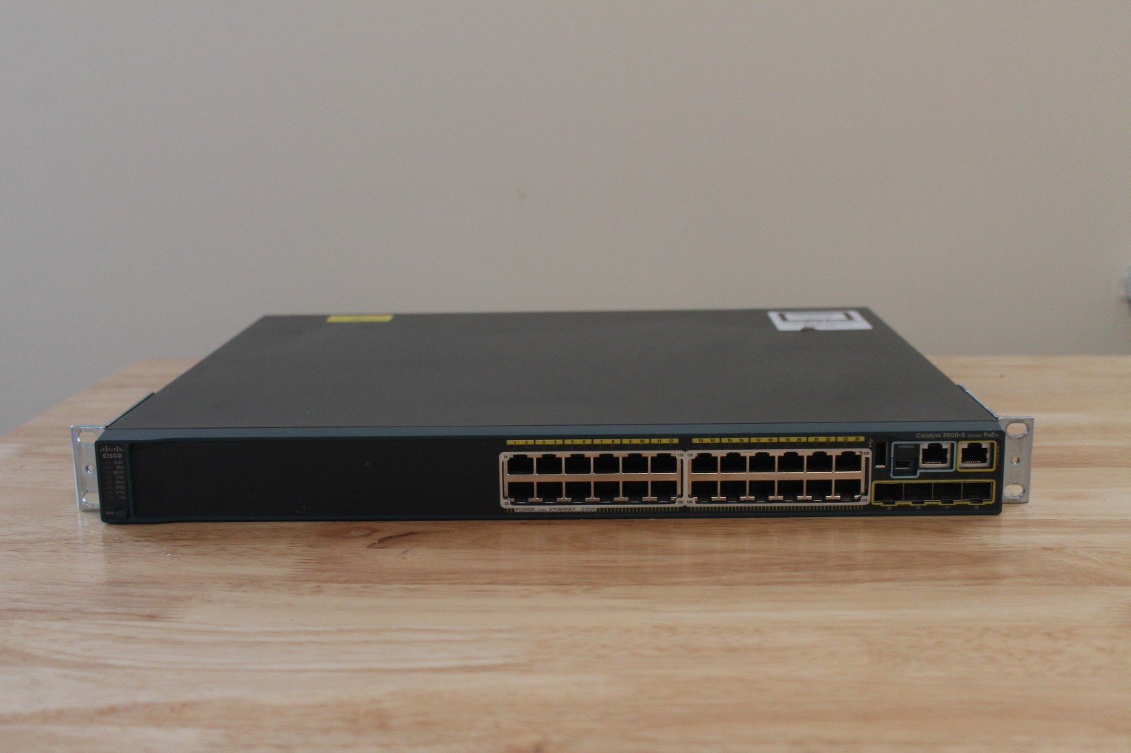 Cisco 2960S WS-C2960S-24PS-L 24Port Gigabit Ethernet Switch PoE 15.2 OS
