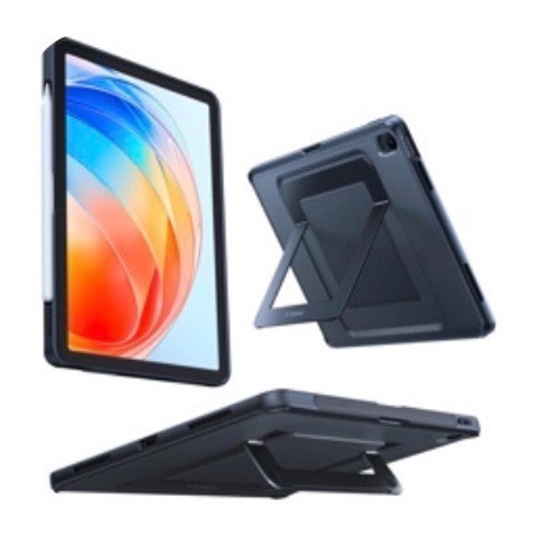 Torras iPad Air 11 inch M2 Case with Kickstand and Pencil Holder Black A4CA26