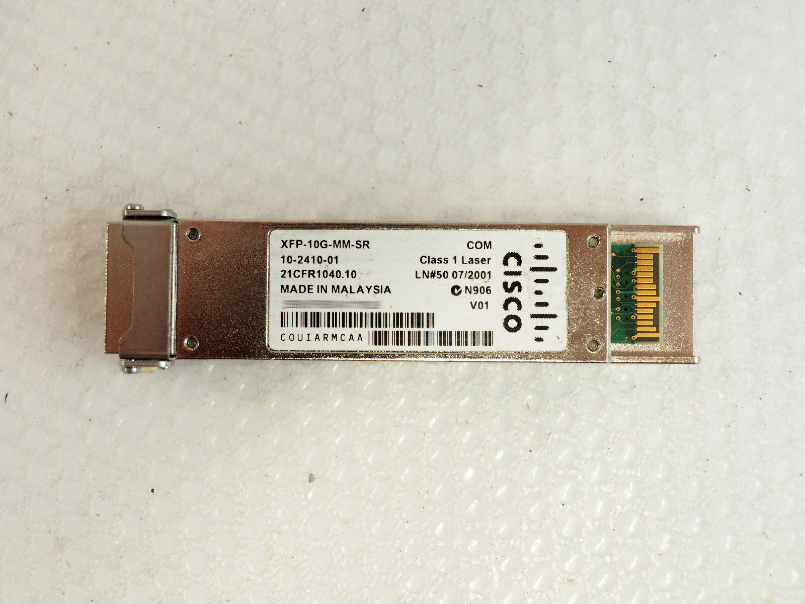CISCO XFP-10G-MM-SR 10-2410-01 COUIARMCAA Transceiver Module