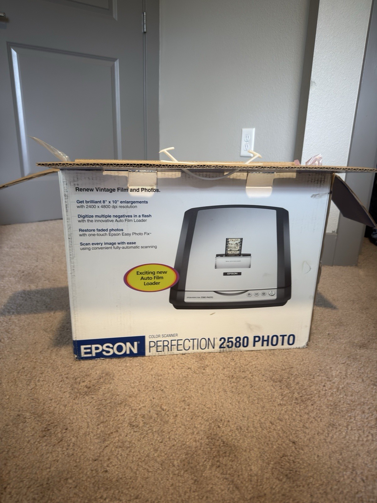Epson Perfection 2580 Photo Flatbed Scanner, Brand New In Box Unopened