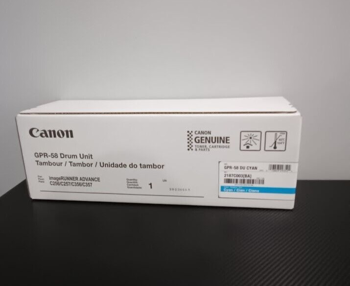 Canon GPR58 (2187C003) Cyan Drum Unit - NEW SEALED Genuine