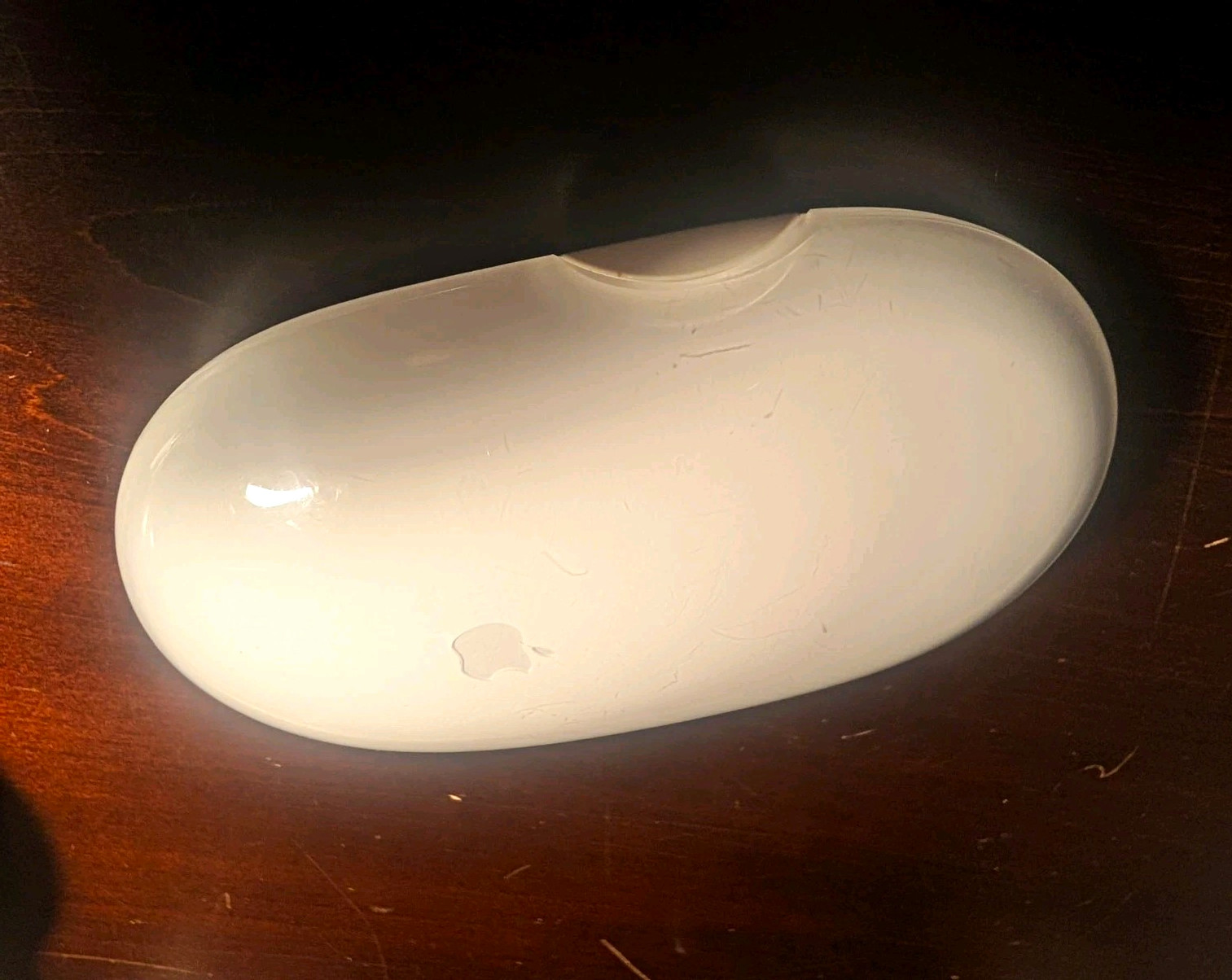 Vintage Apple Wireless Mouse A1015 White -  Bluetooth  - Tested & Working