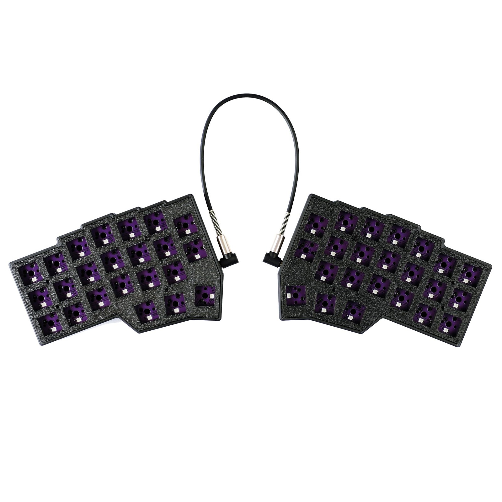 YMDK Split Keyboard Corne V4.1 46 Keys Ergonomic Wired Black 46 