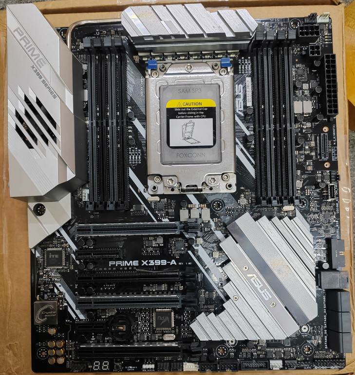ASUS PRIME X399-A MotherBoard E-ATX DDR4 Support AMD Ryzen 1920X CPU