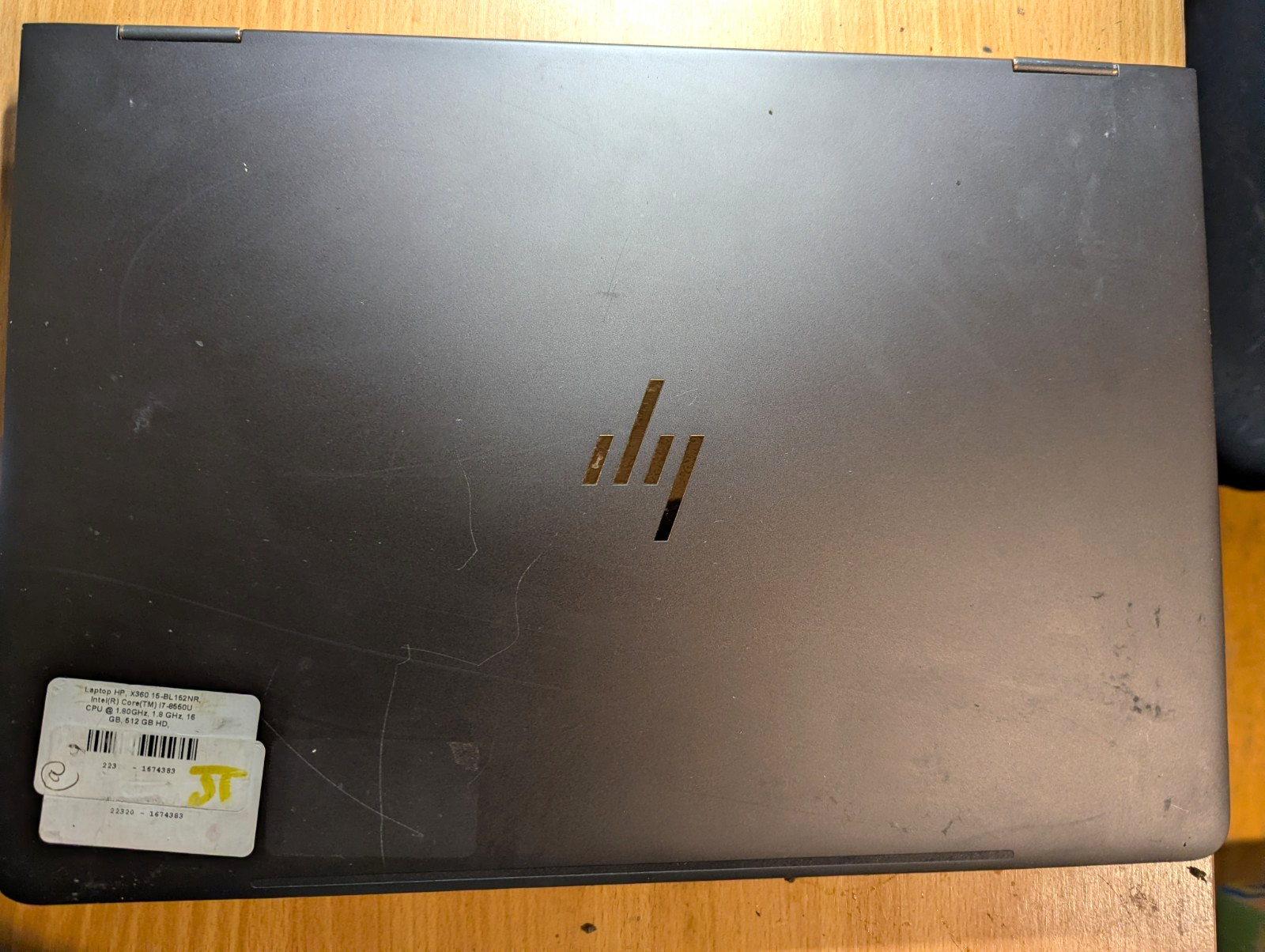 HP Spectre x360 15-BL152NR Gray Laptop. Turns On But No Video