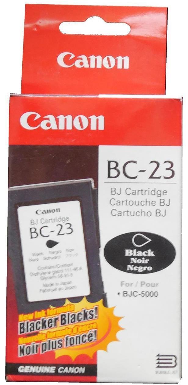 Lot of 4 New In Box Sealed Genuine Canon BC-23 Black Inkjet Cartridges BC23