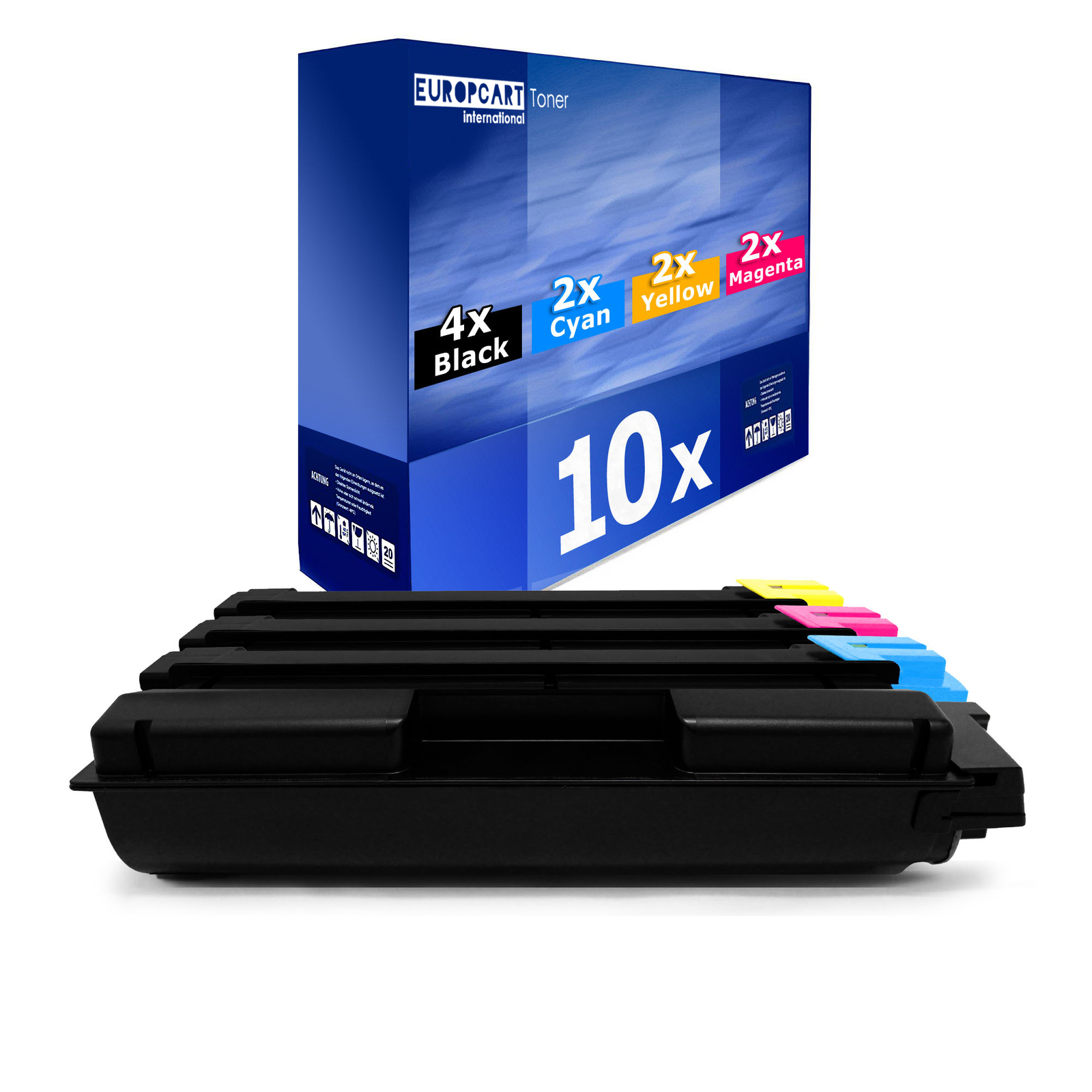 10x Europcart Toner for Kyocera TASKalfa 266-ci 265-ci