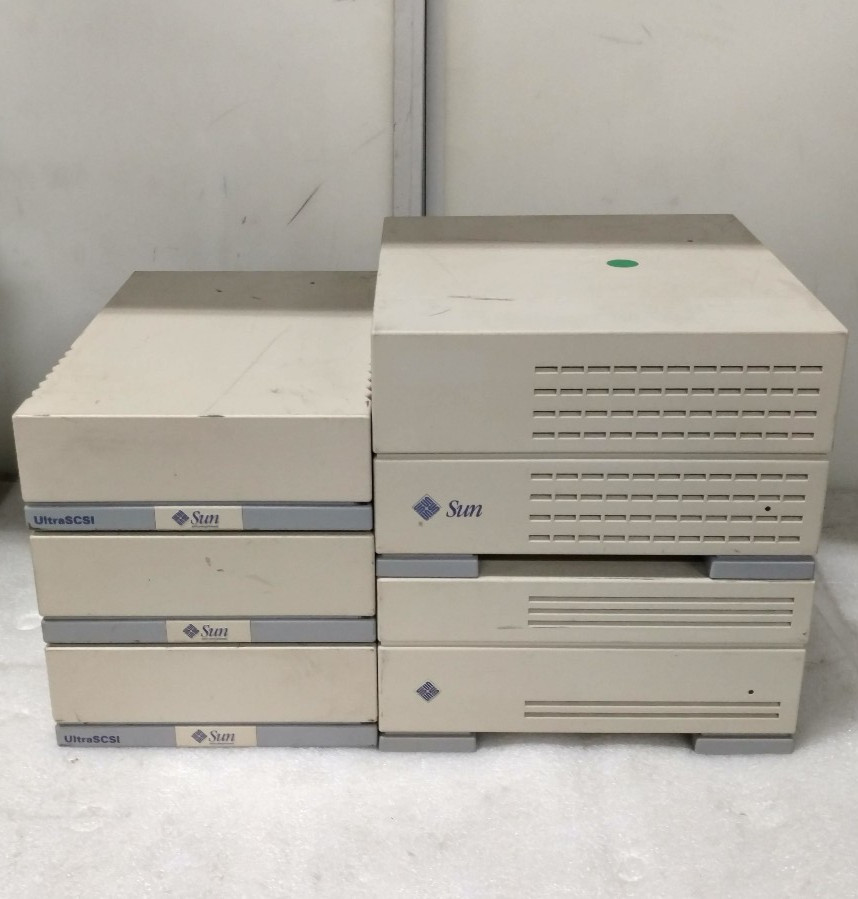 Lot of 6x Sun Microsystems External SCSI 911*811*611 ~ No Drives/For Parts