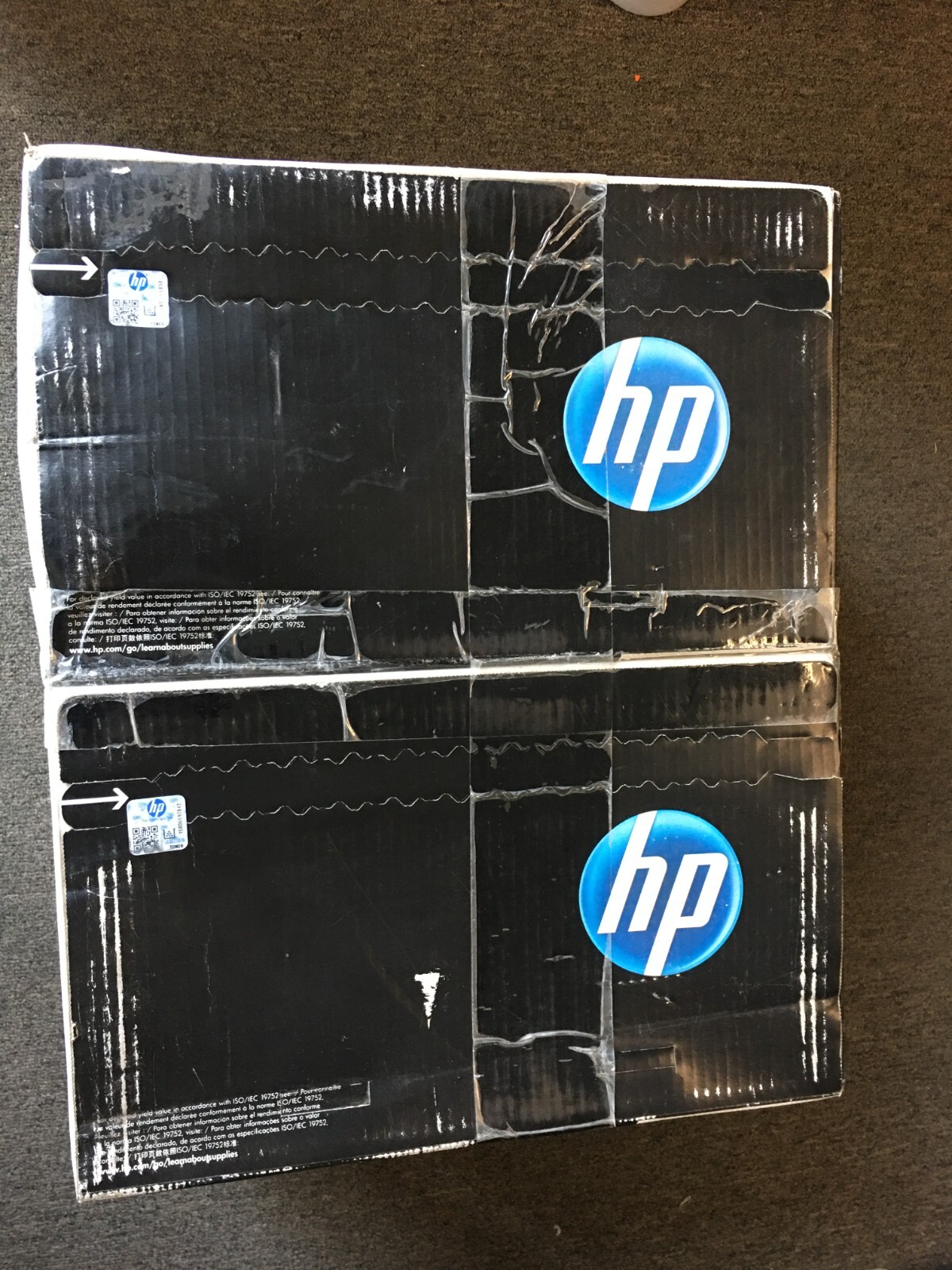Lot of 2 HP 45A Q5945A Black Print Toner Cartridge New Sealed Box expired-Read