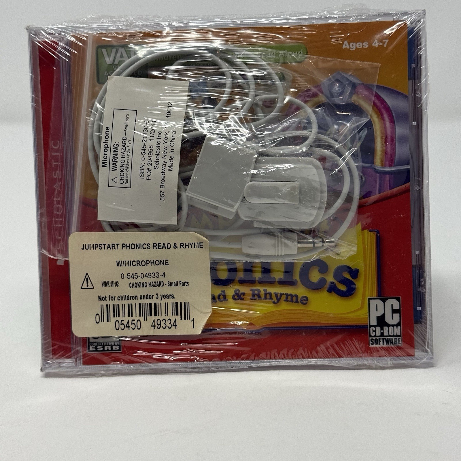 Jump Start Phonics Read & Rhyme PC CD-ROM 2007 New Sealed