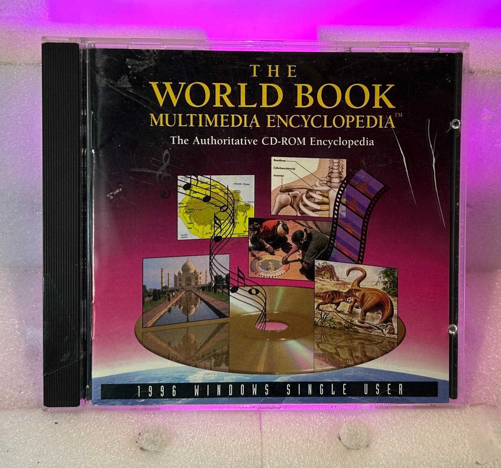 The World Book Multimedia Encyclopedia (CD-ROM, 1996) W/ Case, Tested