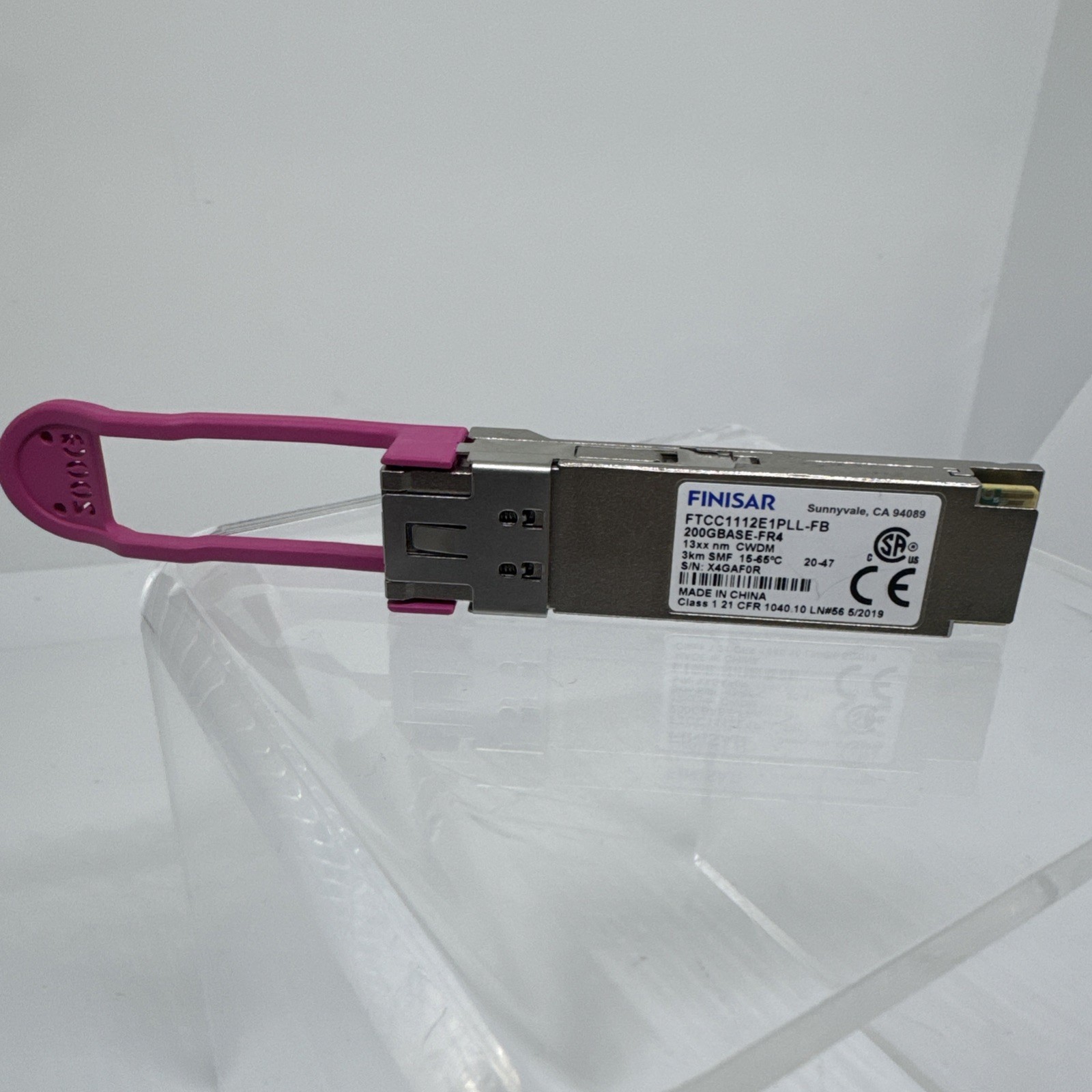 FINISAR FTCC1112E1PLL-FB 200GBASE-FR4 3km SMF Transceiver Modules TESTED A GRADE