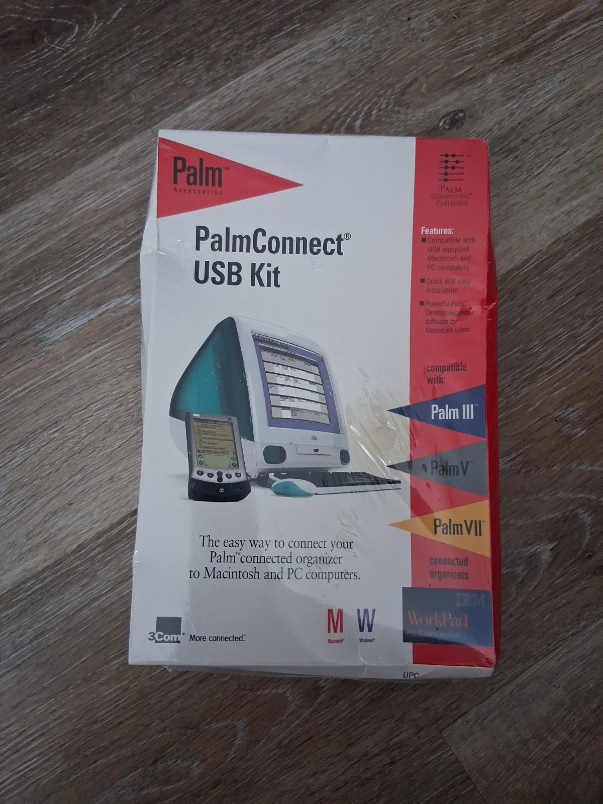 1999 Palm Connect USB Kit 3Com Mac PC IBM WorkPad NEW