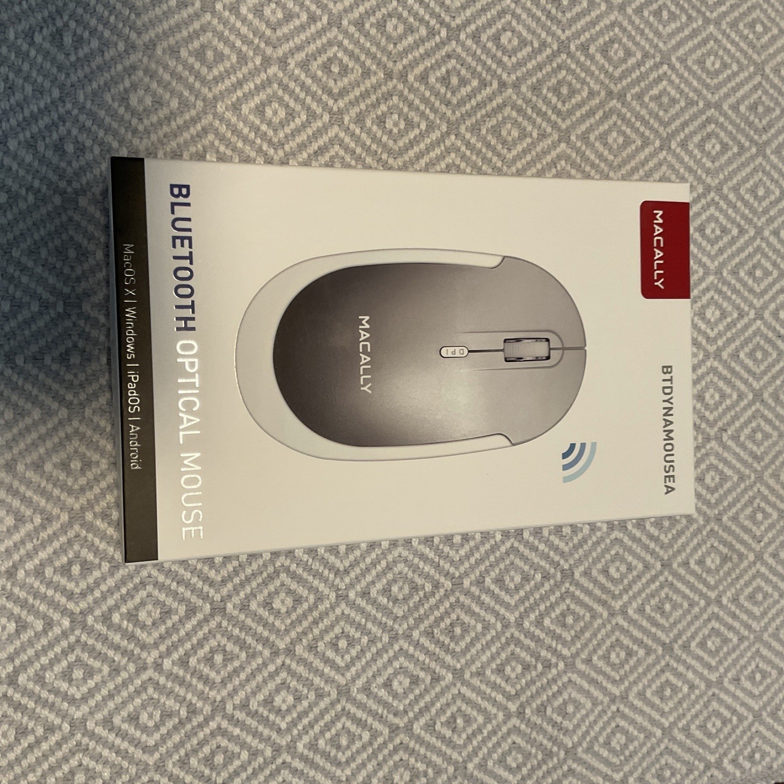 Macally Wireless Bluetooth Mouse for Mac MacBook Pro/Air iPad and PC - Quiet ...