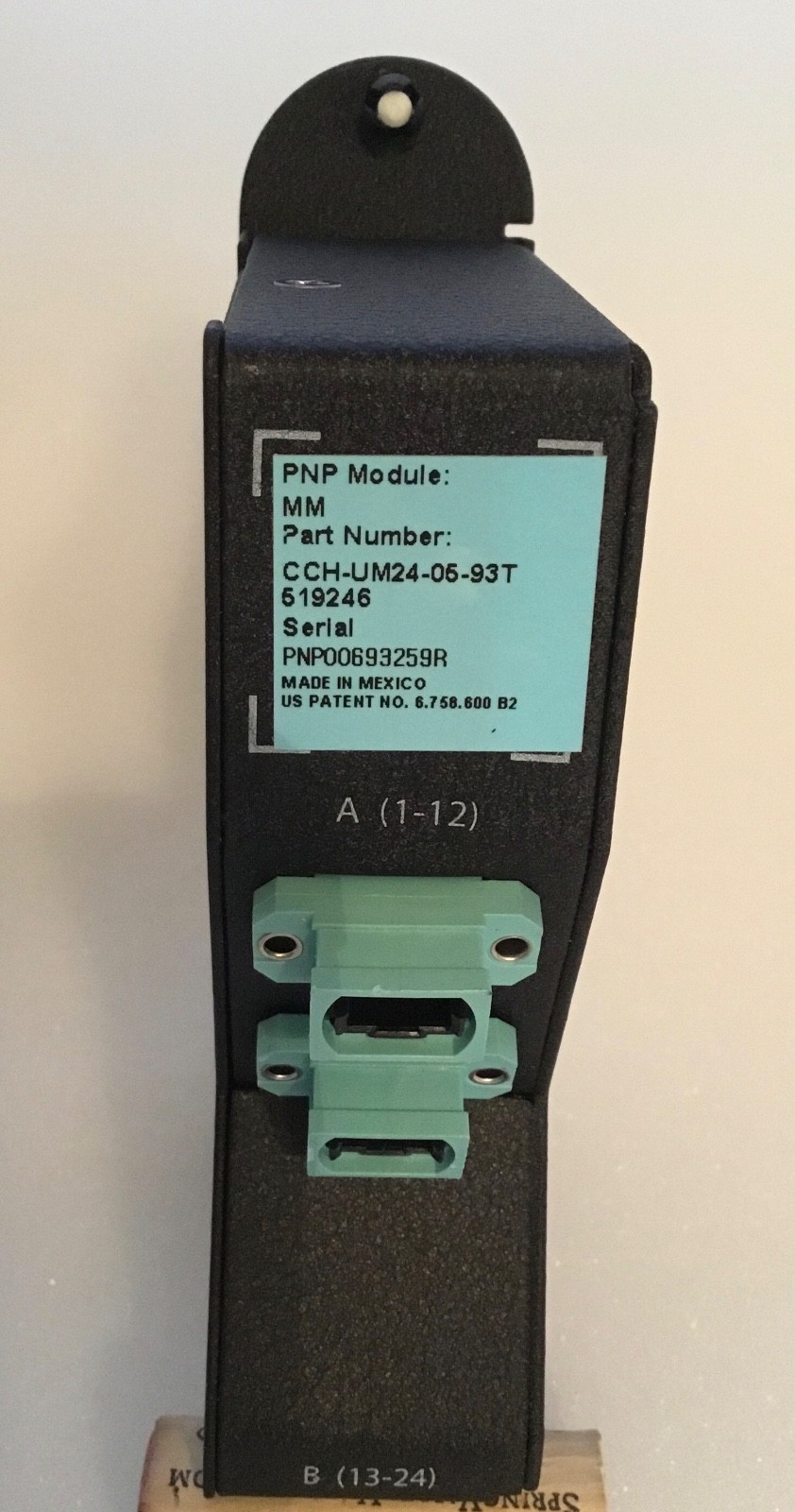 CCH-UM24-05-93T Corning Plug & Play Universal Module, LC, Low-Loss, 24 F, Used