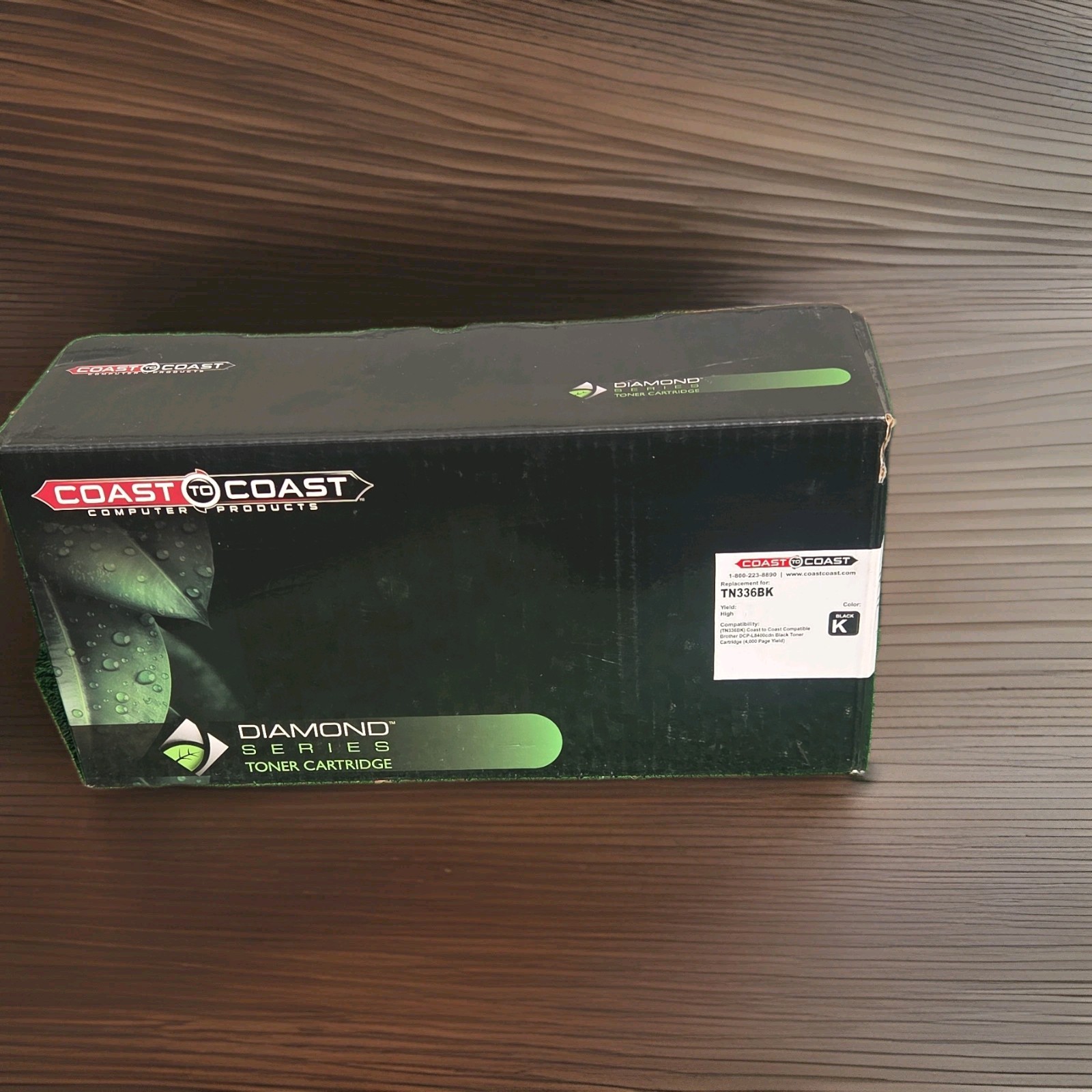Coast to Coast TN336BK Black Compatible Laser Toner for Brother DCP-L8400CDN