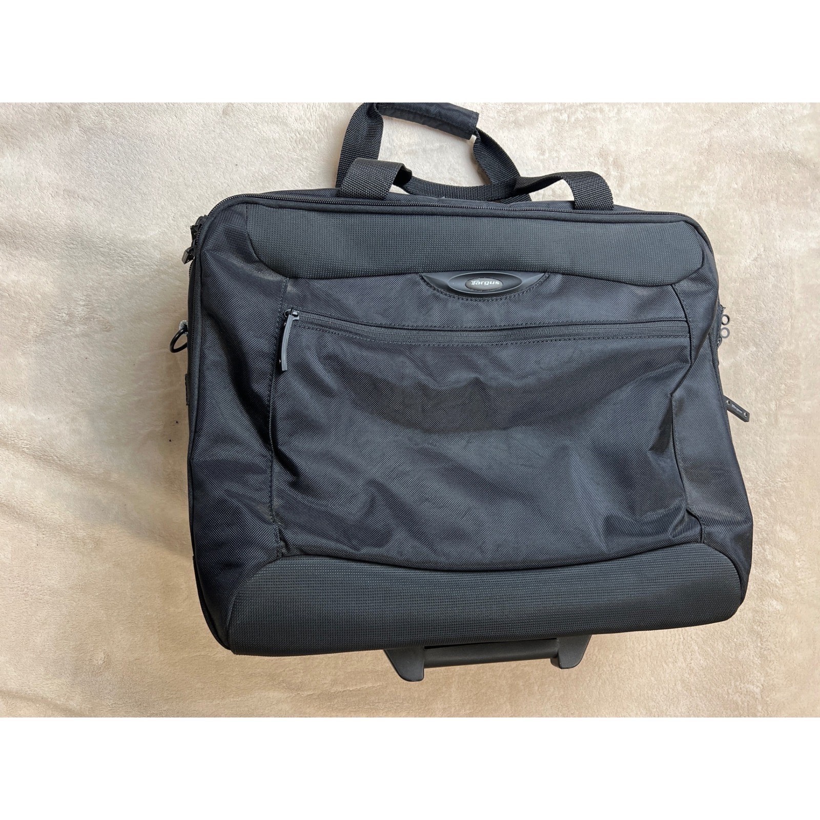Targus Rolling Laptop Overnight Bag Case With Retractable Handle Large Black