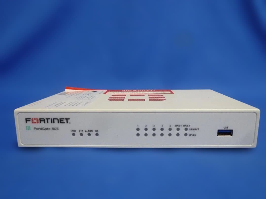 Fortinet Fortigate-50E FG-50E (AC adapter not included)[Initialized]