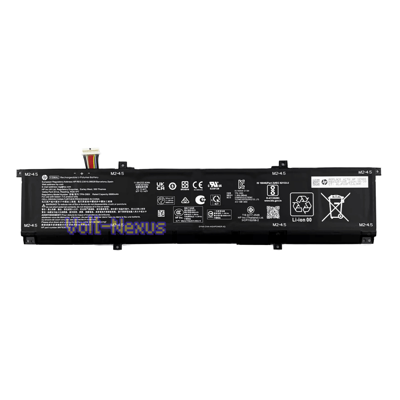 Genuine FZ06XL FZ06083XL Battery For HP Envy 16-H Spectre X360 16-F 11.58V 83Wh