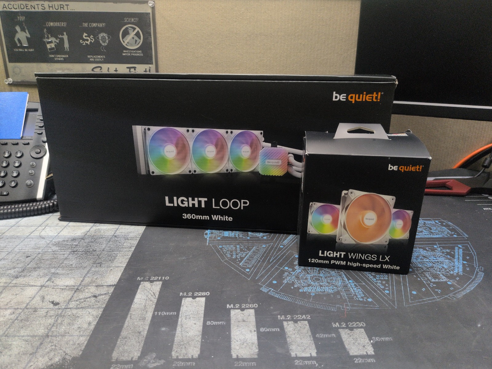 be quiet Light Loop Liquid CPU Cooler & be quiet Light Wings LX Fan 3-Pack