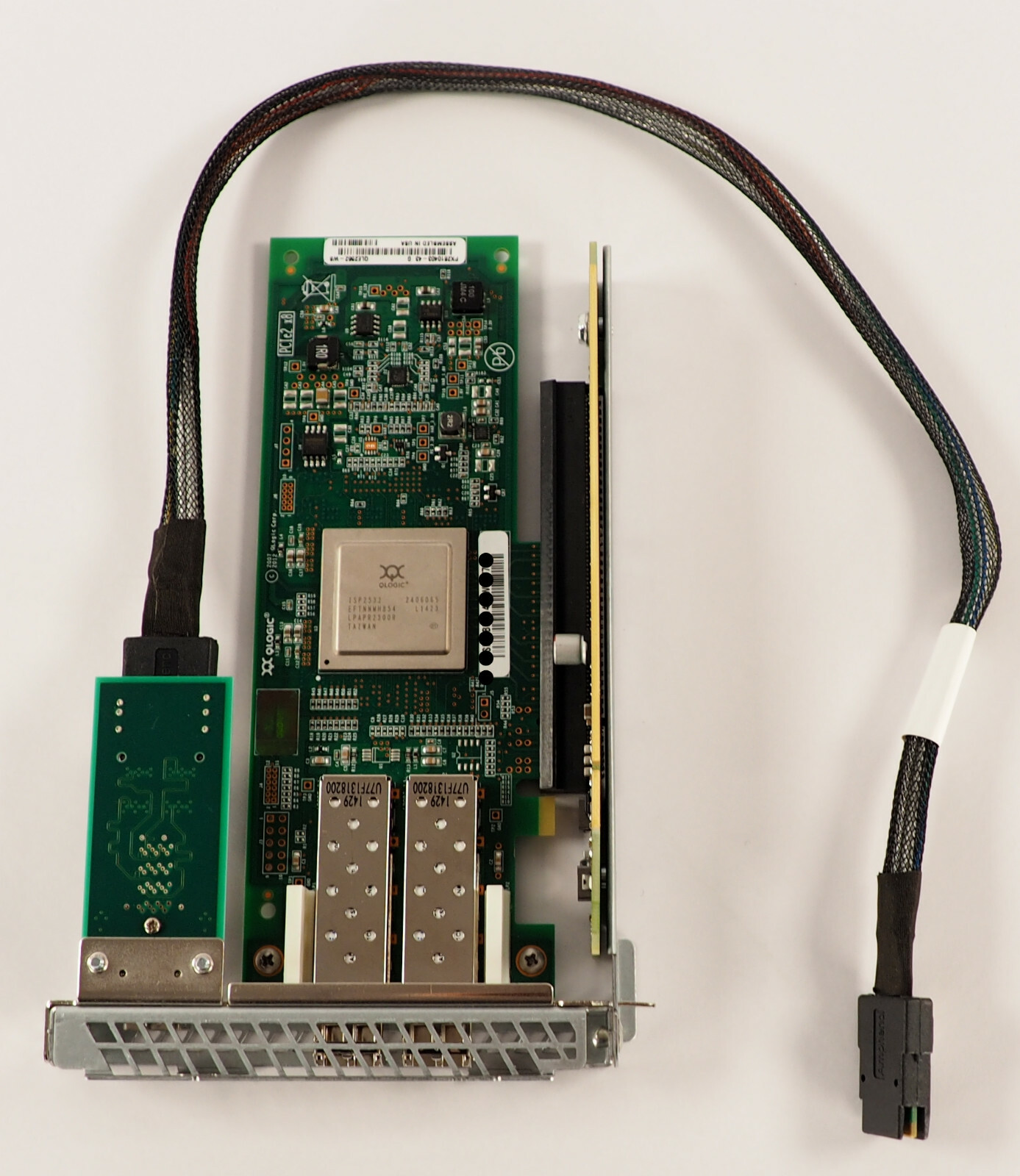 Qlogic QLE2562-WB Dual Port 8G PX2810403-43 Adapter Card And PBA G15237-250 card