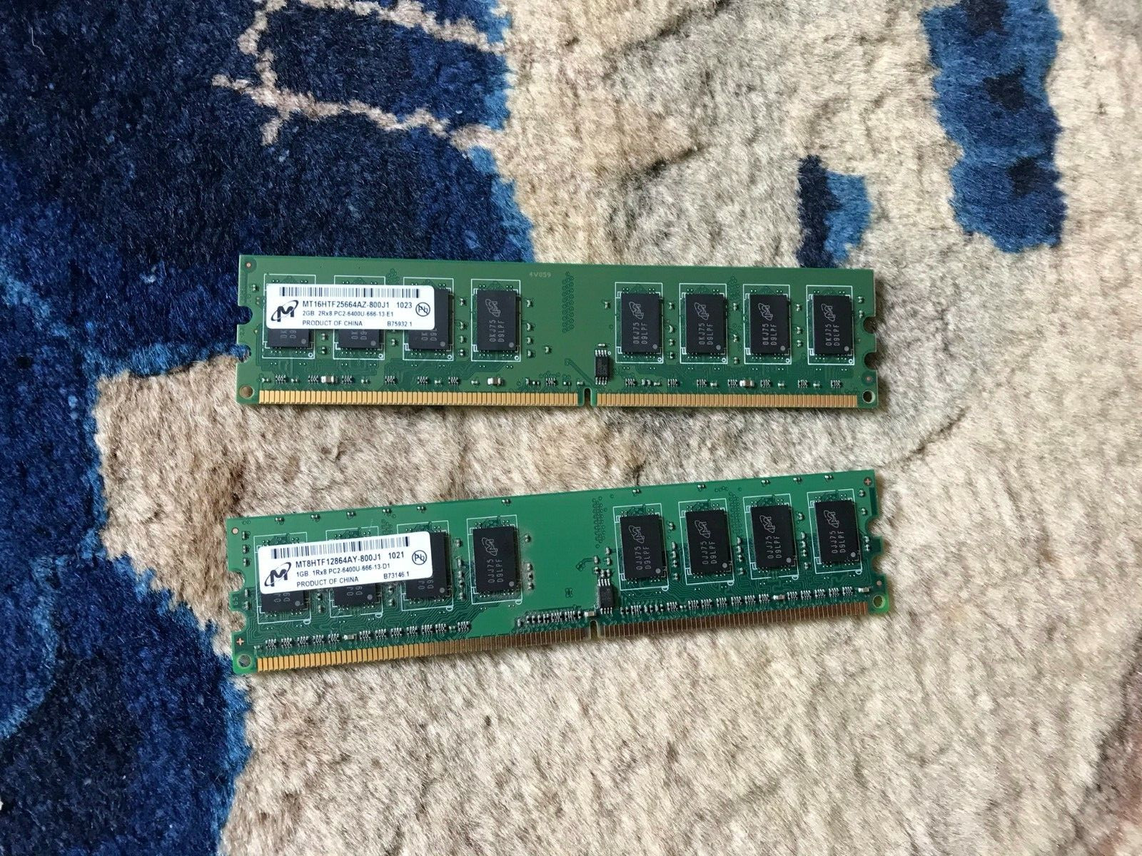 Micron  2GB DDR2 Memory MT16HTF25664AZ-800J1 PC2-6400 800MHz 