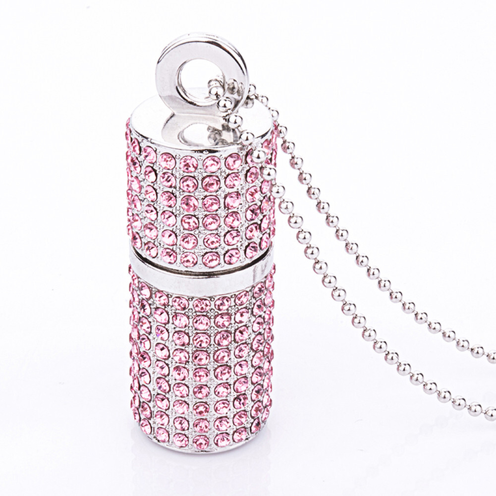Kootion 16GB 32GB 64GB Diamond Crystal USB 2.0 Flash Drive Metal Necklace Gift