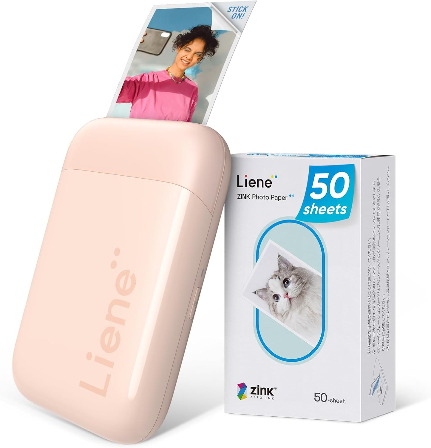Pearl K100 Photo Printer, 2X3 Mini Instant Portable Color Mono Picture