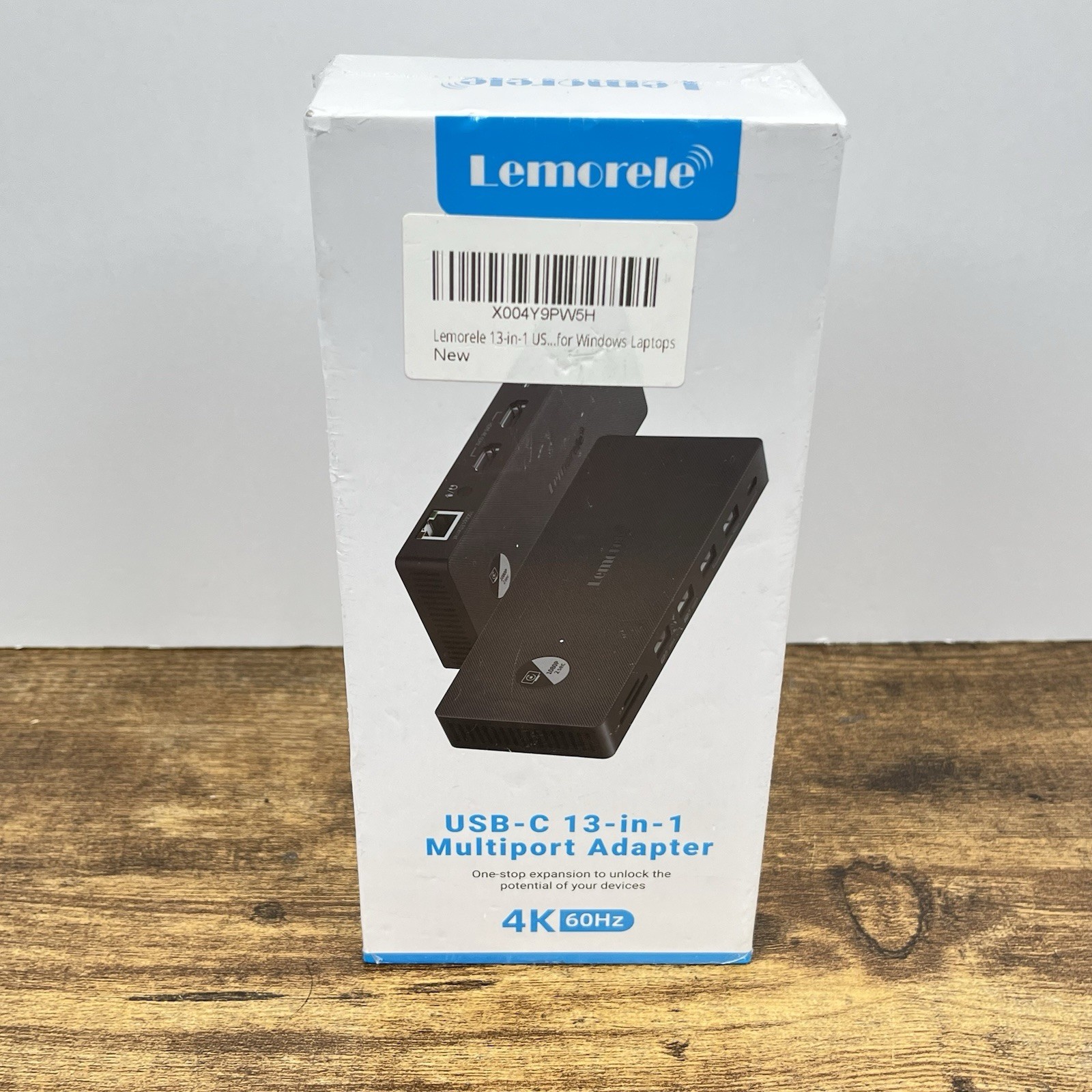 Lemorele TC500 13-in-1 USB-C Docking Station 4K 60Hz HDMI DP 100W PD Ethernet