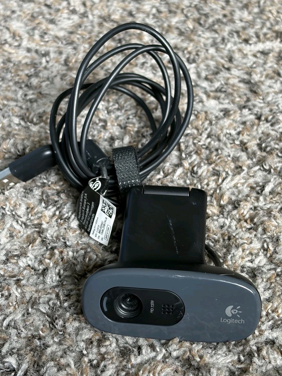 Logitech V-U0018 720P HD Webcam With Built in Microphone VGC - USED