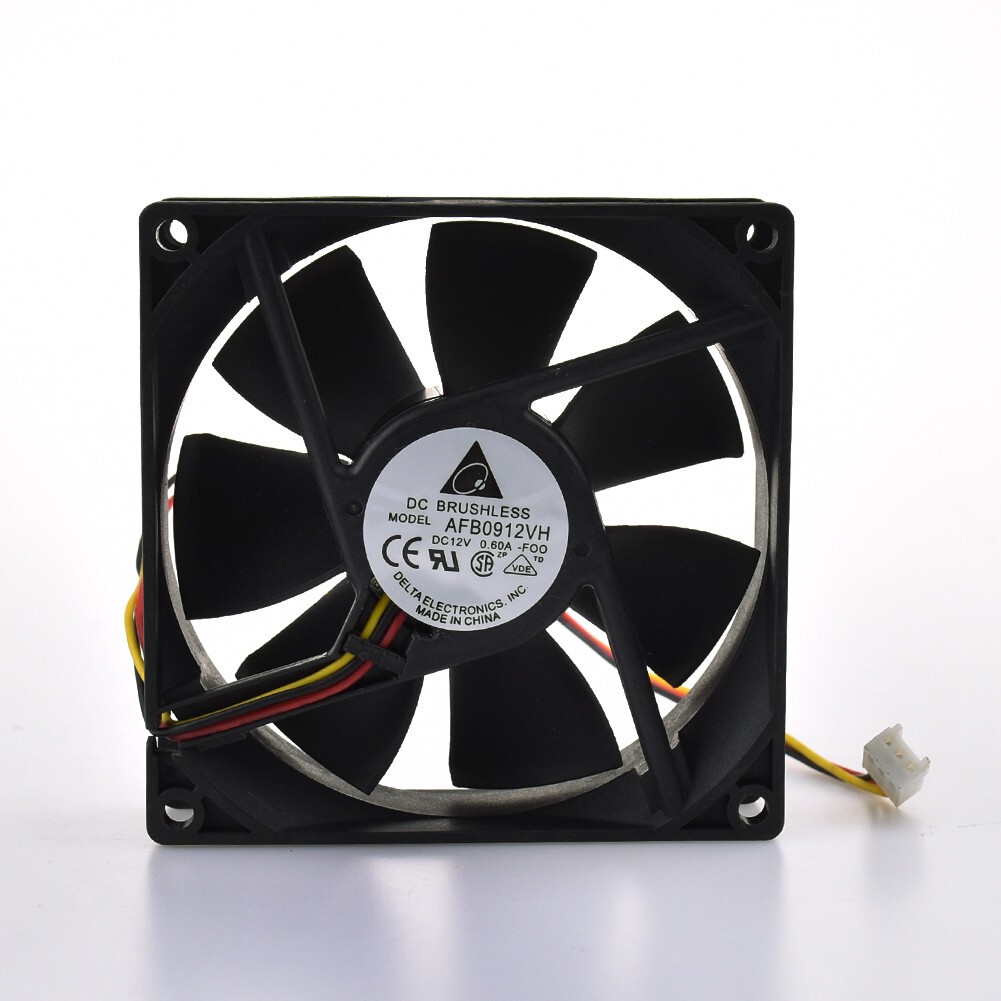 AFB0912VH Cooling Fan Replacement for Delta 12V 0.6A 3Pin 92*92*25mm Large Air V