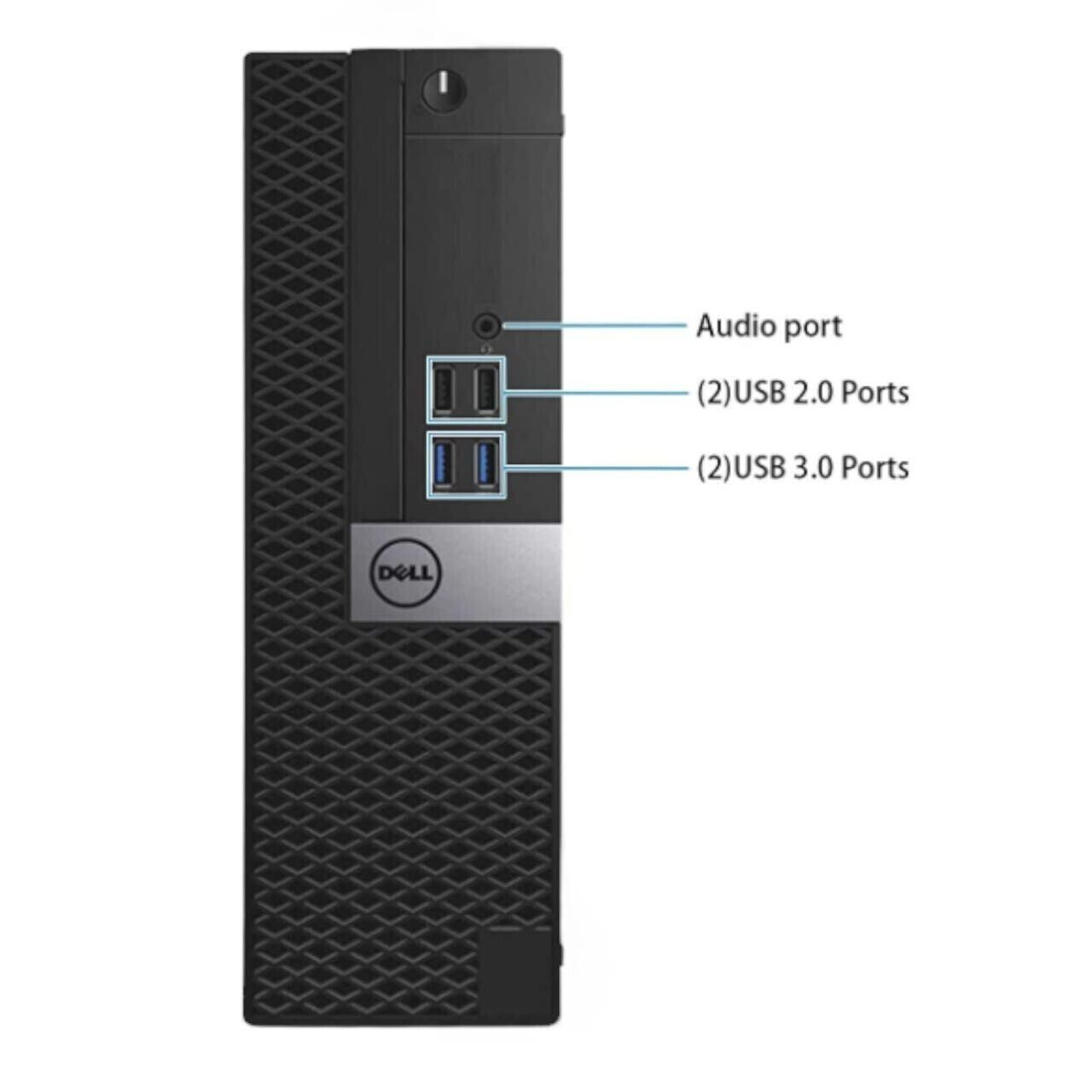 Dell Optiplex 7040 SFF PC Intel i7 16GB RAM 256gb SSD Win 11 Pro desktop PC Wifi