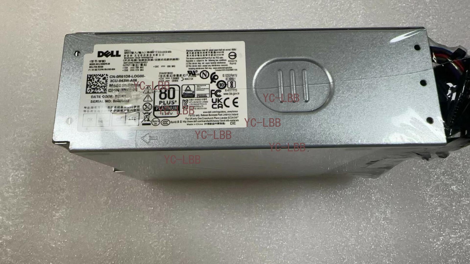 New DELL Alienware R13/14 XPS 8950 T3660 1000W PSU L1000EPS-00 RD0G0 R61D8 43YPM