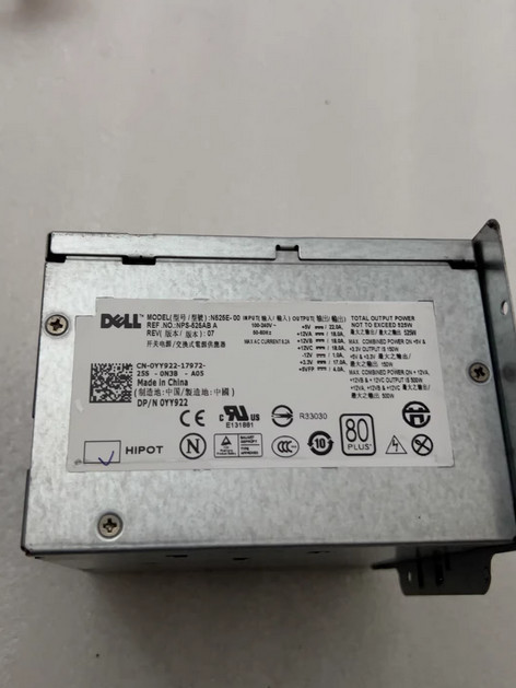 DELL T3400 T410 Workstation Power Supply YY922 M327J 0YN637 N525E-00 H525E-00