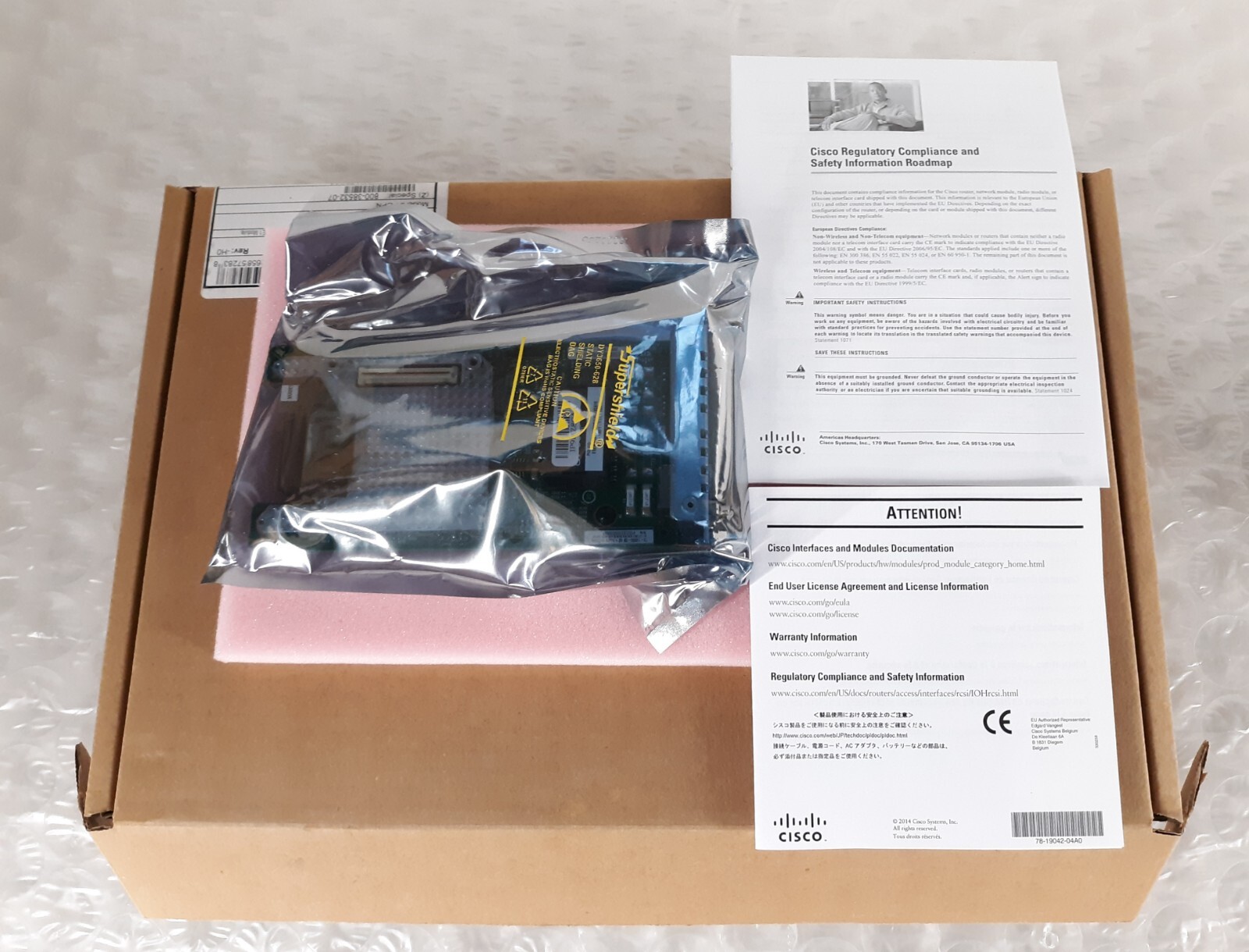 Cisco NIM-1MT-T1/E1 1-Port Multiflex Trunk Voice/Clear-Channel T1/E1 Module*NEW*