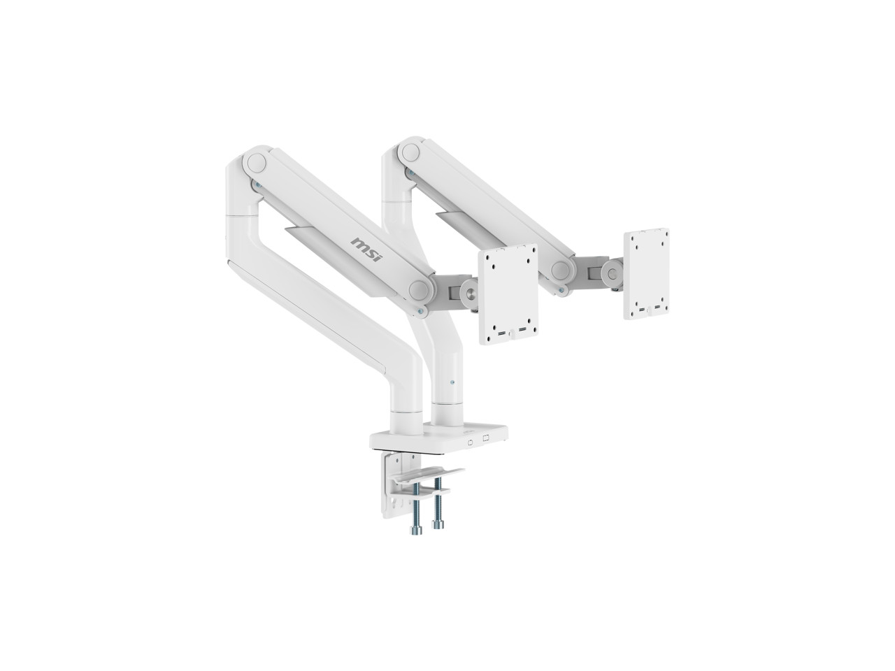 MSI MAG MT201DW - Premium Heavy Duty Dual Monitor Stand Arms, 17-45" Support,