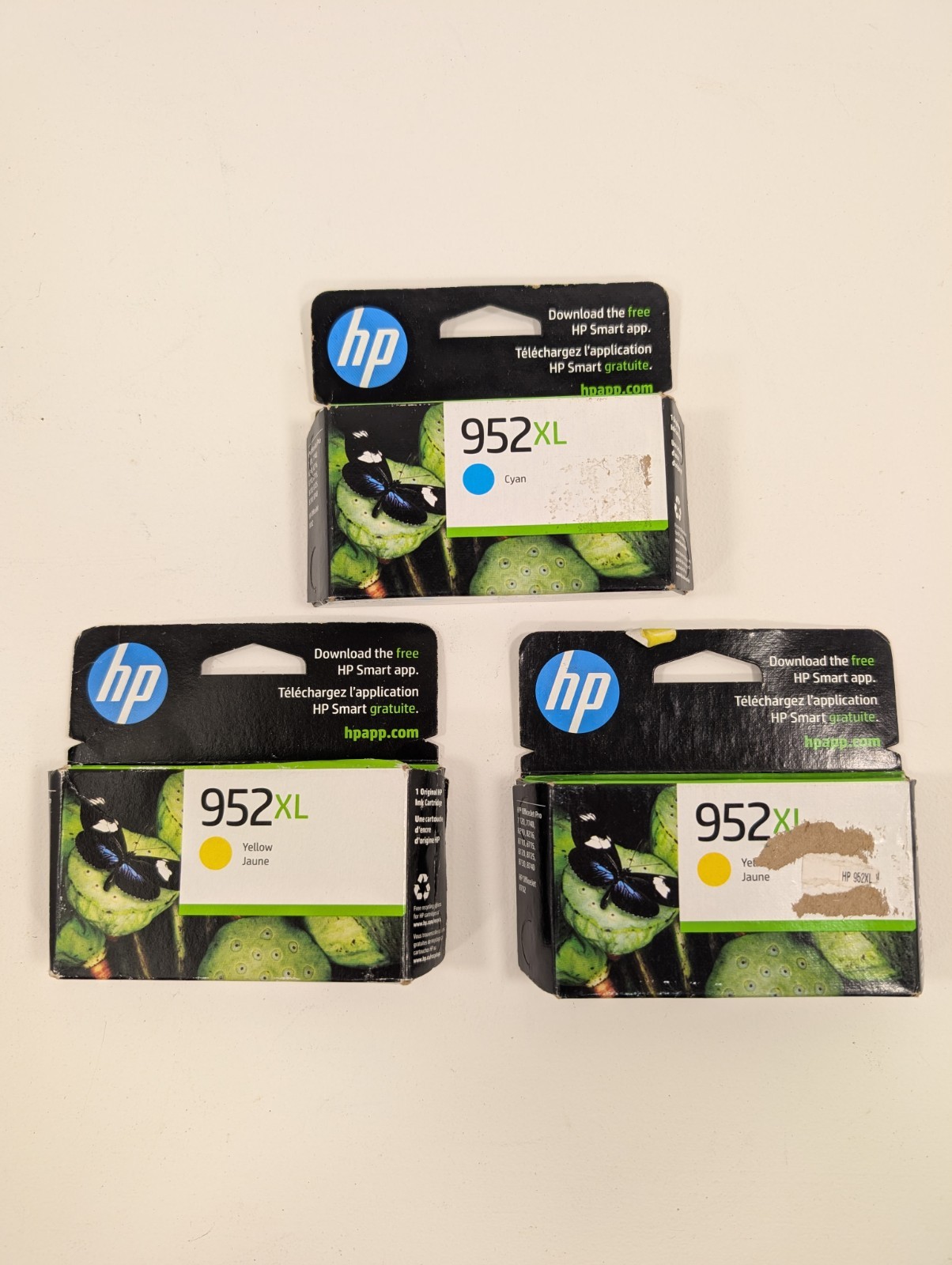 3 PACK..HP 962XL Genuine/Original Inkjet , Magenta Yellow Exp 2024.2026