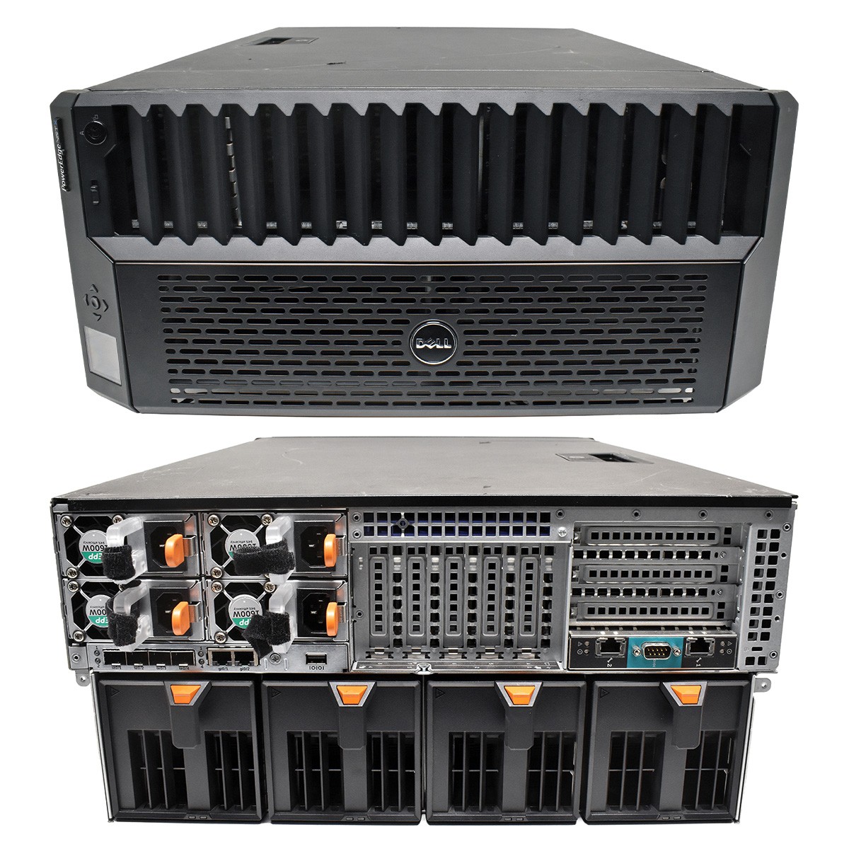 PowerEdge VRTX 4x 1600W PSU 4x Fan Modules 2x Perc8 2x CMC 034V0R 25x SFF 5U ...