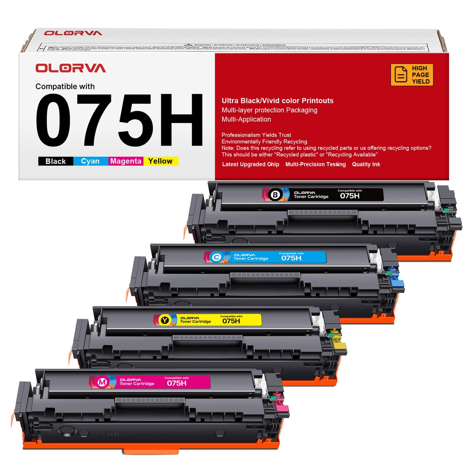 OLORVA 075H 075 Toner 075h toner cartridge set, set