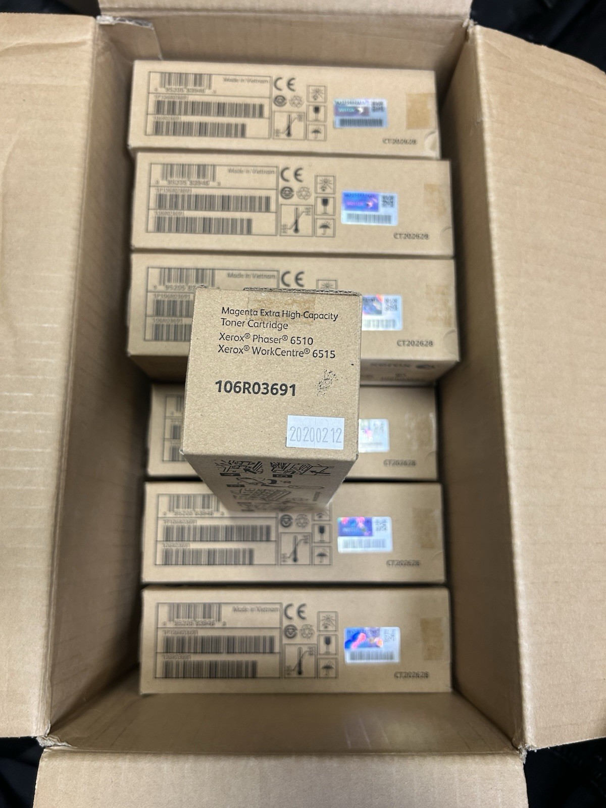Genuine Xerox 106R03691 Magenta Toner, Brand New Sealed Box.