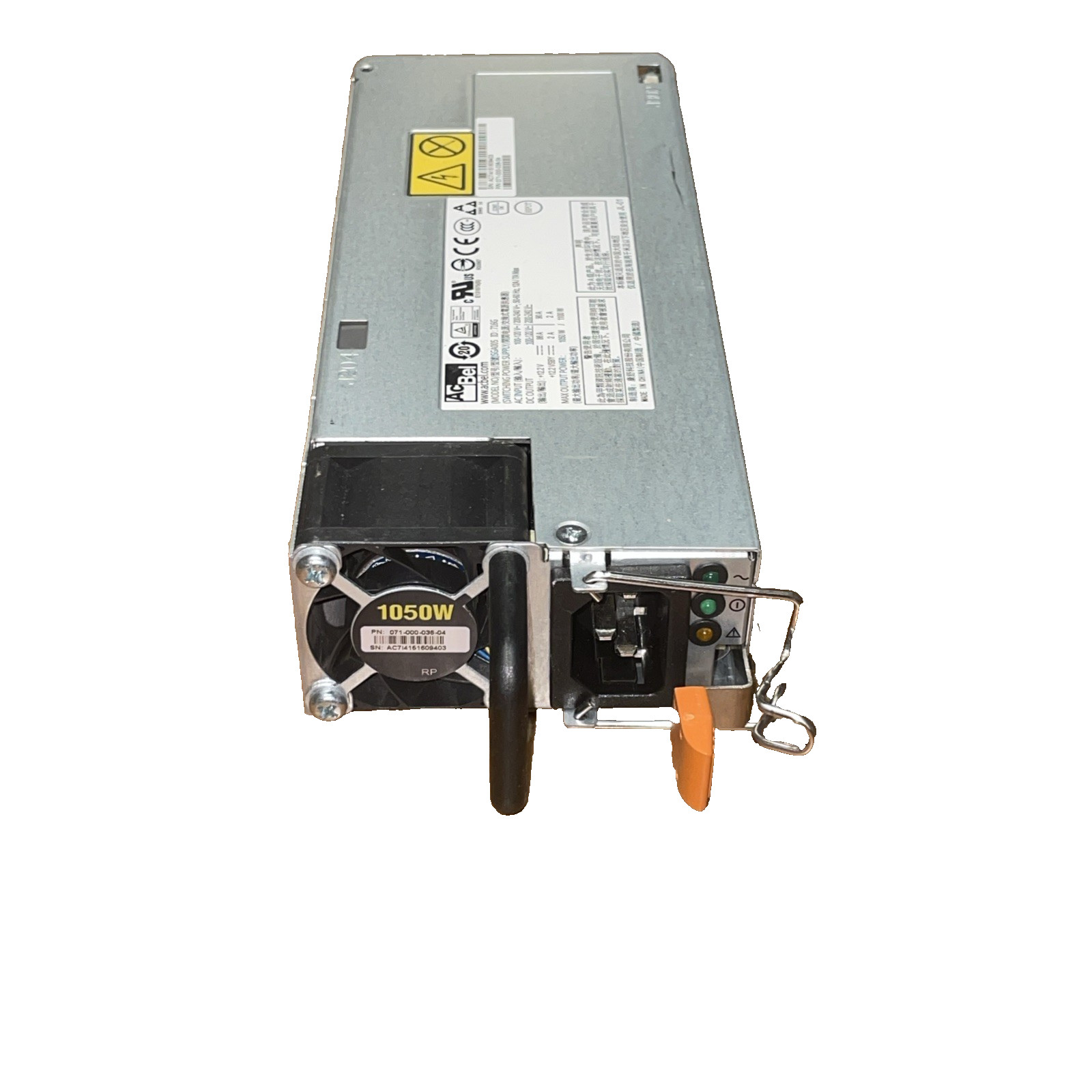 EMC 071-000-036-04 1100W Power Supply For VNX5200 VNX5400 VNX5600