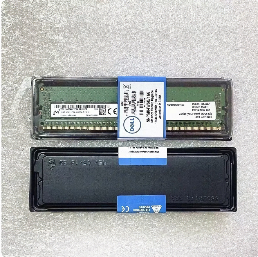 NEW DELL SNPM04W6C/16G AA799064 16GB 2RX8 DDR4 PC4-3200 RDIMM Server RAM Memory