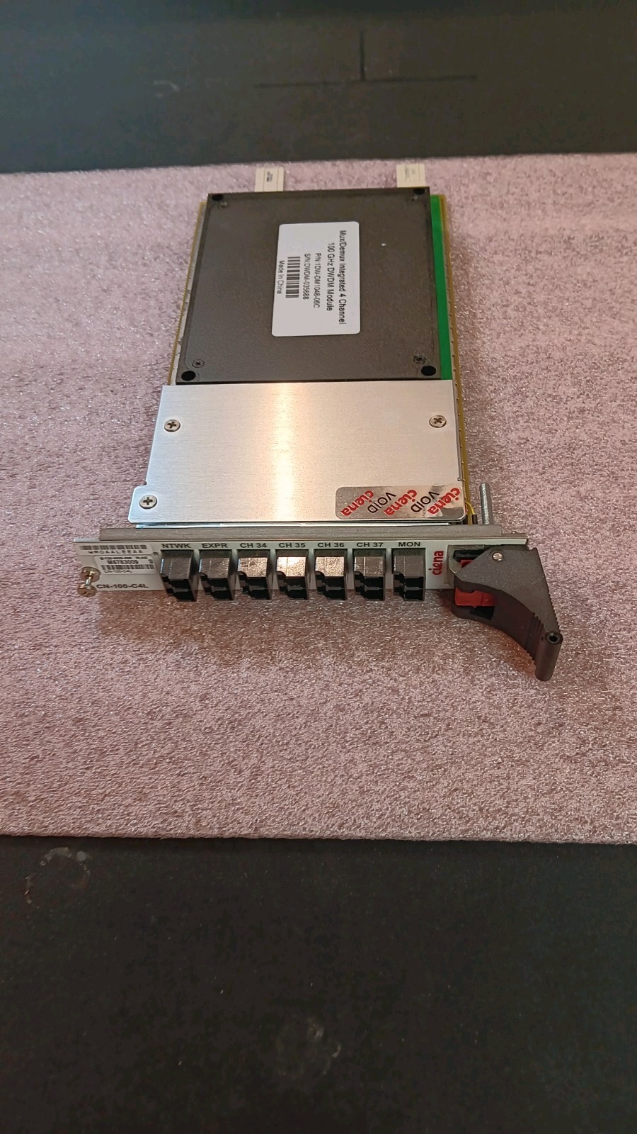 CIENA, B-720-0020-026, WMOAALEEAA, CN4200 4-CH 100GHZ DWDM MODULE CN-100-C4L