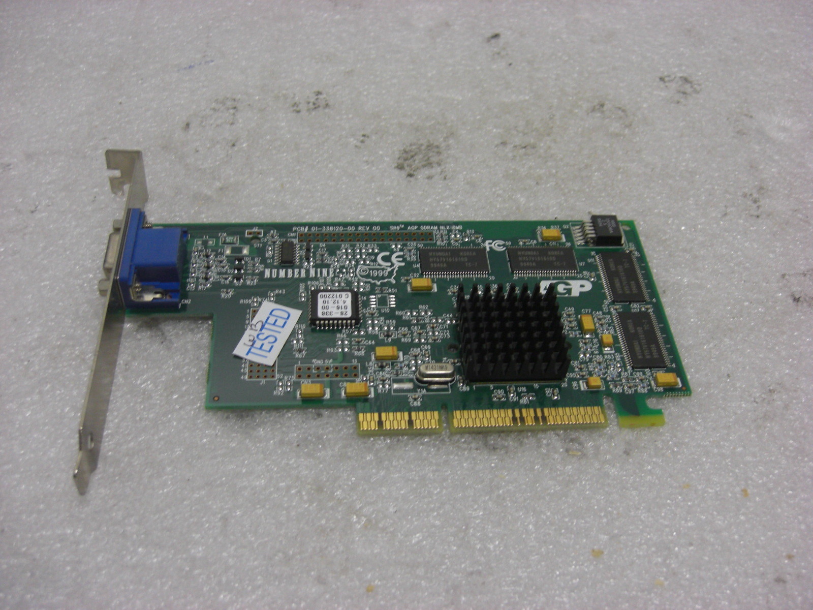 IBM 09N5898 01-338120-00 SR9 AGP 2X 8MB VIDEO CARD USED & TESTED