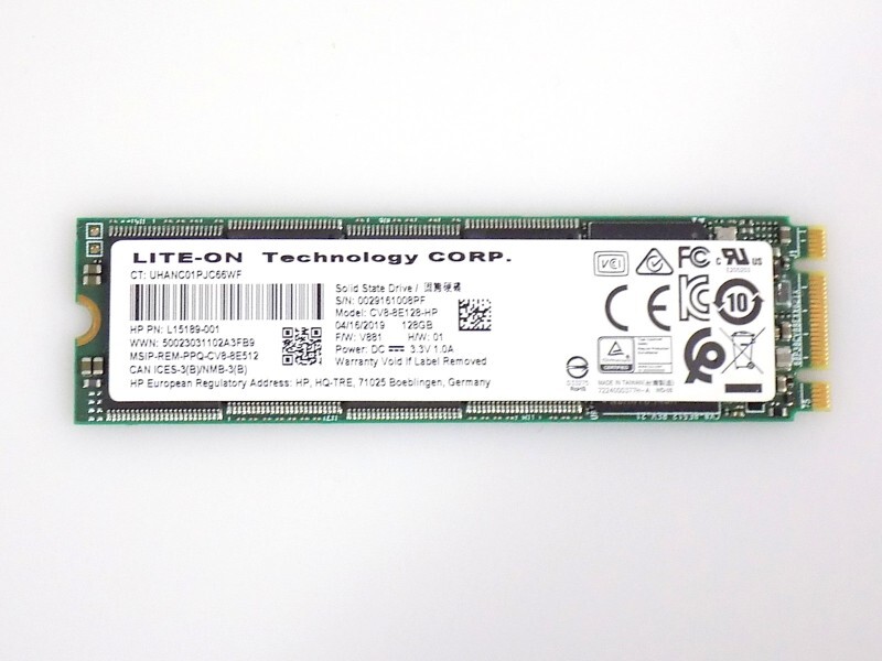 128GB HP L15189-001 Lite-On CV8-8E128 M.2 2280 SSD NGFF 3D TLC SATA 6Gbps