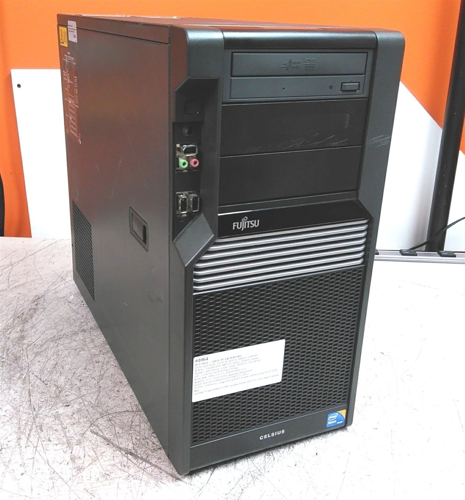 BIOS Locked Fujitsu Celsius M470 Power Intel Xeon Quad Core 4GB Quadro GPU 