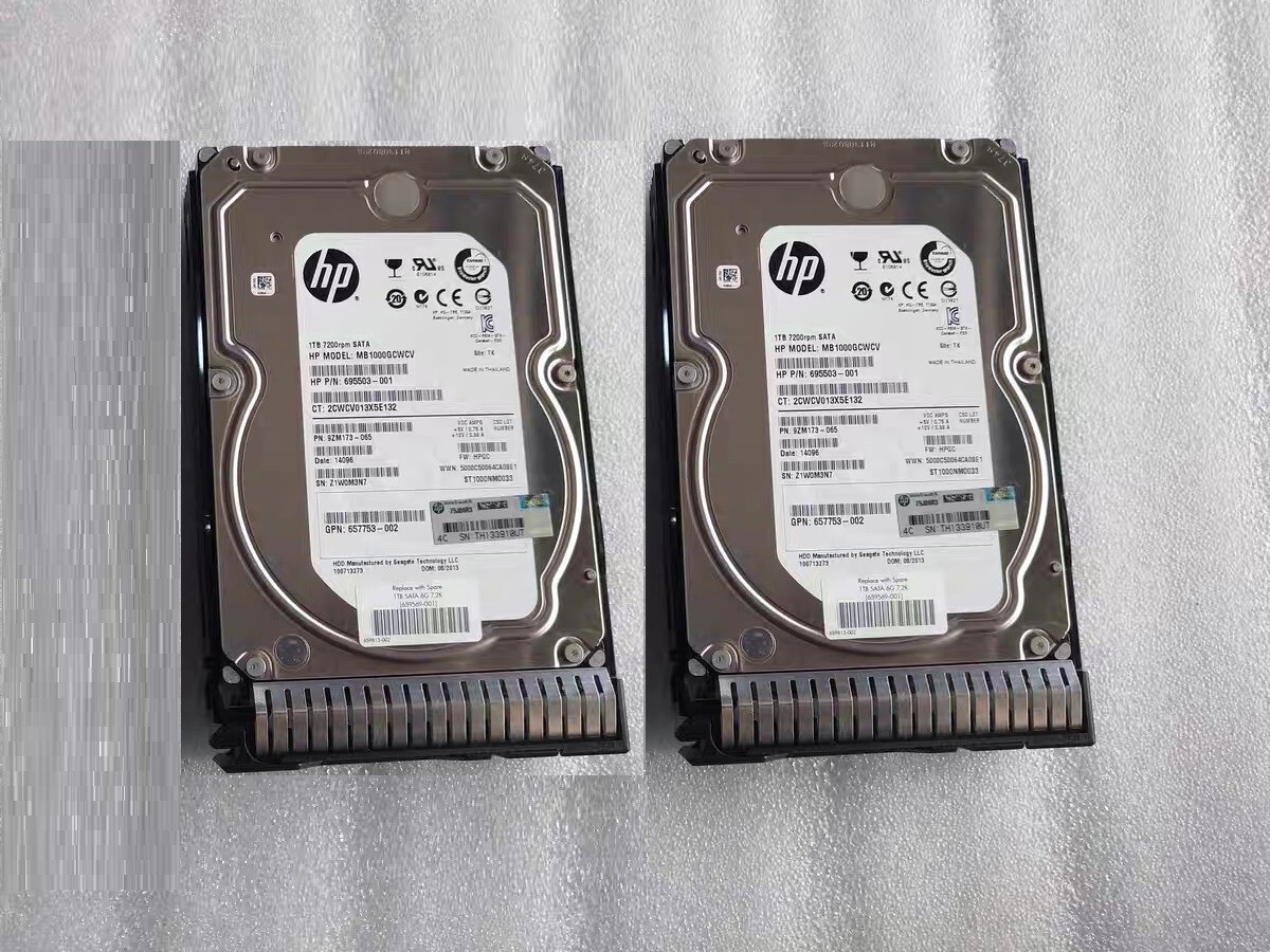 NEW FOR HPE 659339-B21 659570-001 2TB 6G SATA 7.2K LFF 3.5" NHP HDD Hard Drive