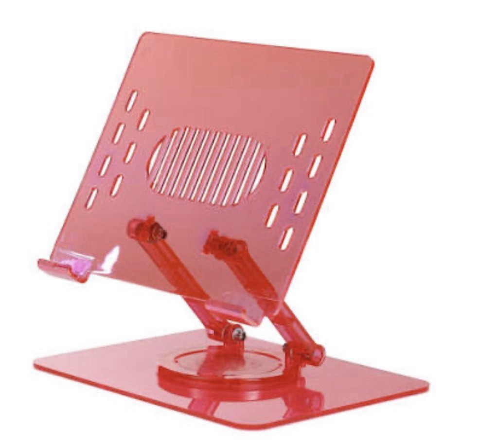 Incipio Adjustable Laptop Stand, Pink Dual Pivot, Swivel, Light Weight New Seale